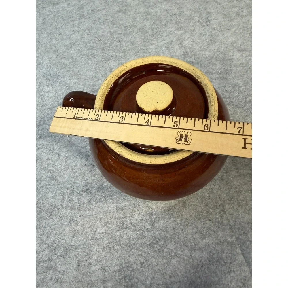 Vintage Robinson Ransbottom Stoneware Pottery Number 2 USA Made 1960s W Lid
